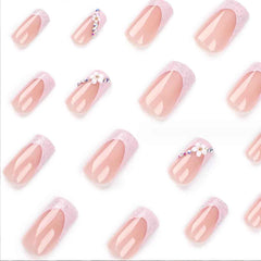 Foccna rhinestone macro showing sparkle and shine for eye-catching nails benefit