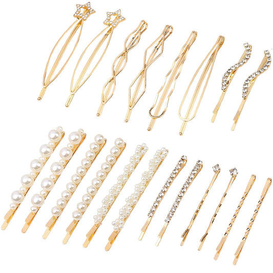 Folansy front display of mixed barrettes showing variety and styling options