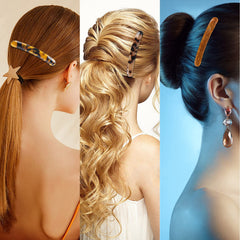 Folansy elegant gift box open with barrettes, perfect present and protected storage