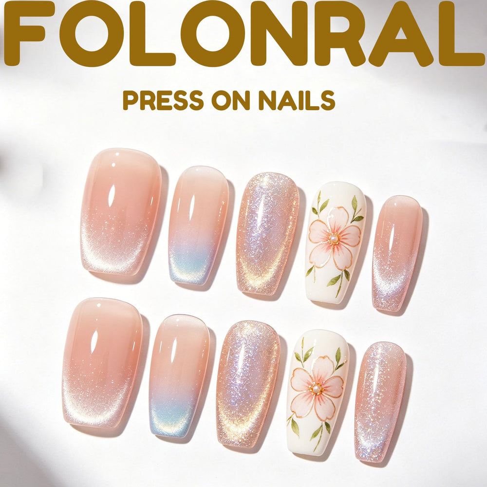 FOLONRAL size comparison display showing varied nail sizes for correct fit
