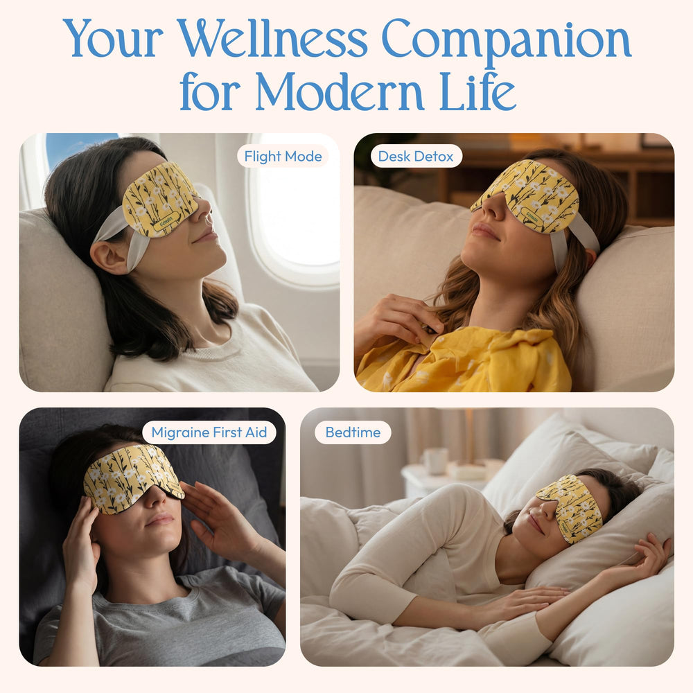 FOMIN mask next to smartphone demonstrating travel convenience