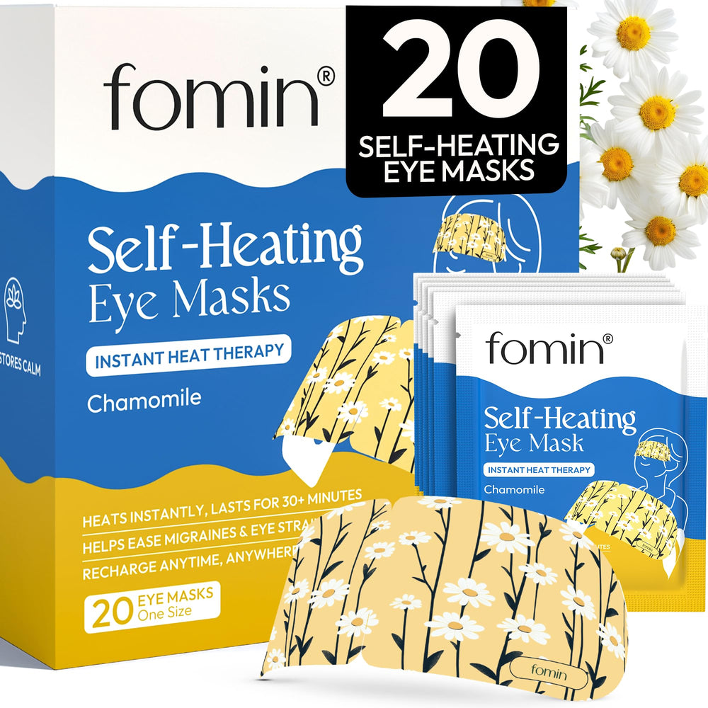 FOMIN pack front showing chamomile label and quantity benefits
