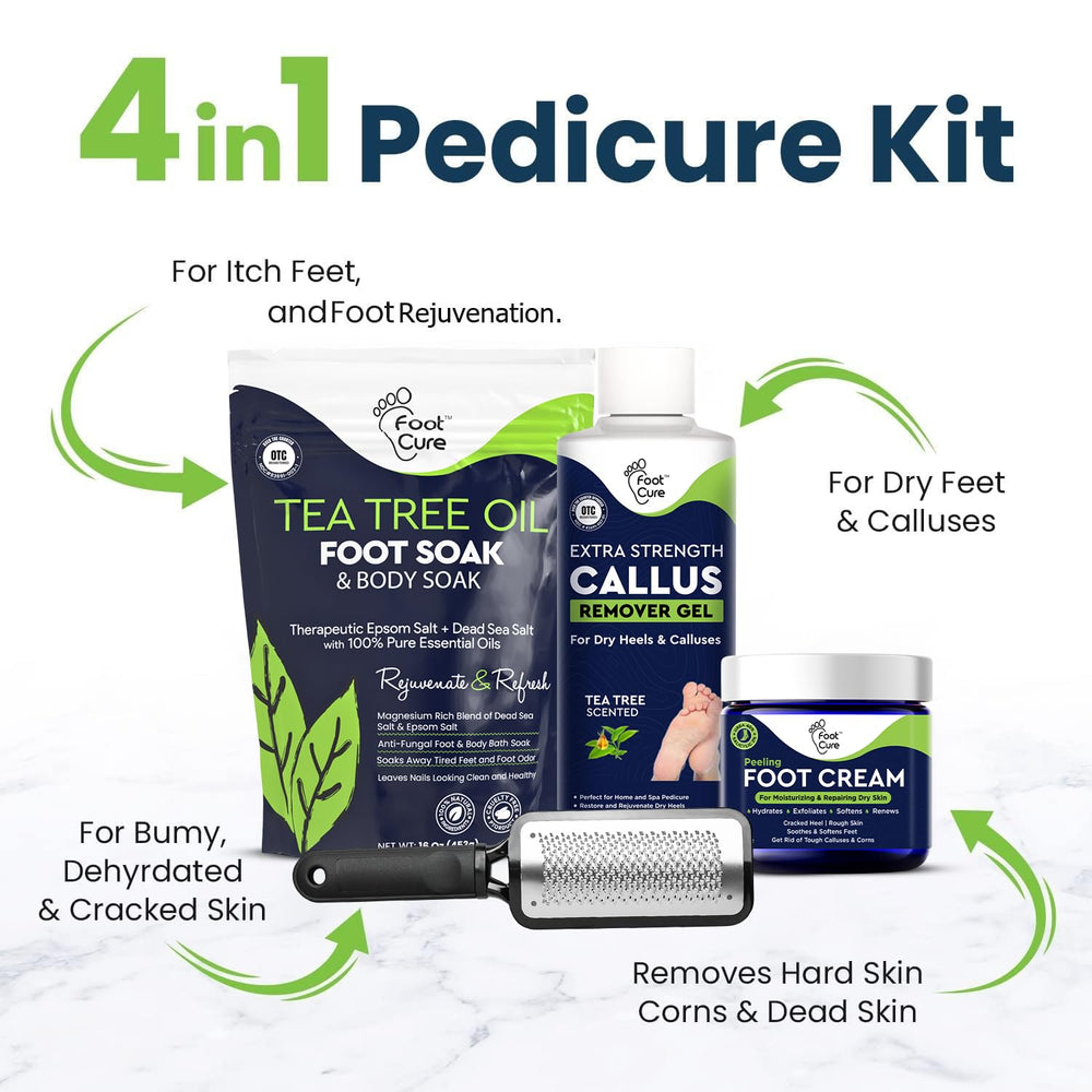 FOOT CURE callus gel tube detail showing applicator for targeted callus softening