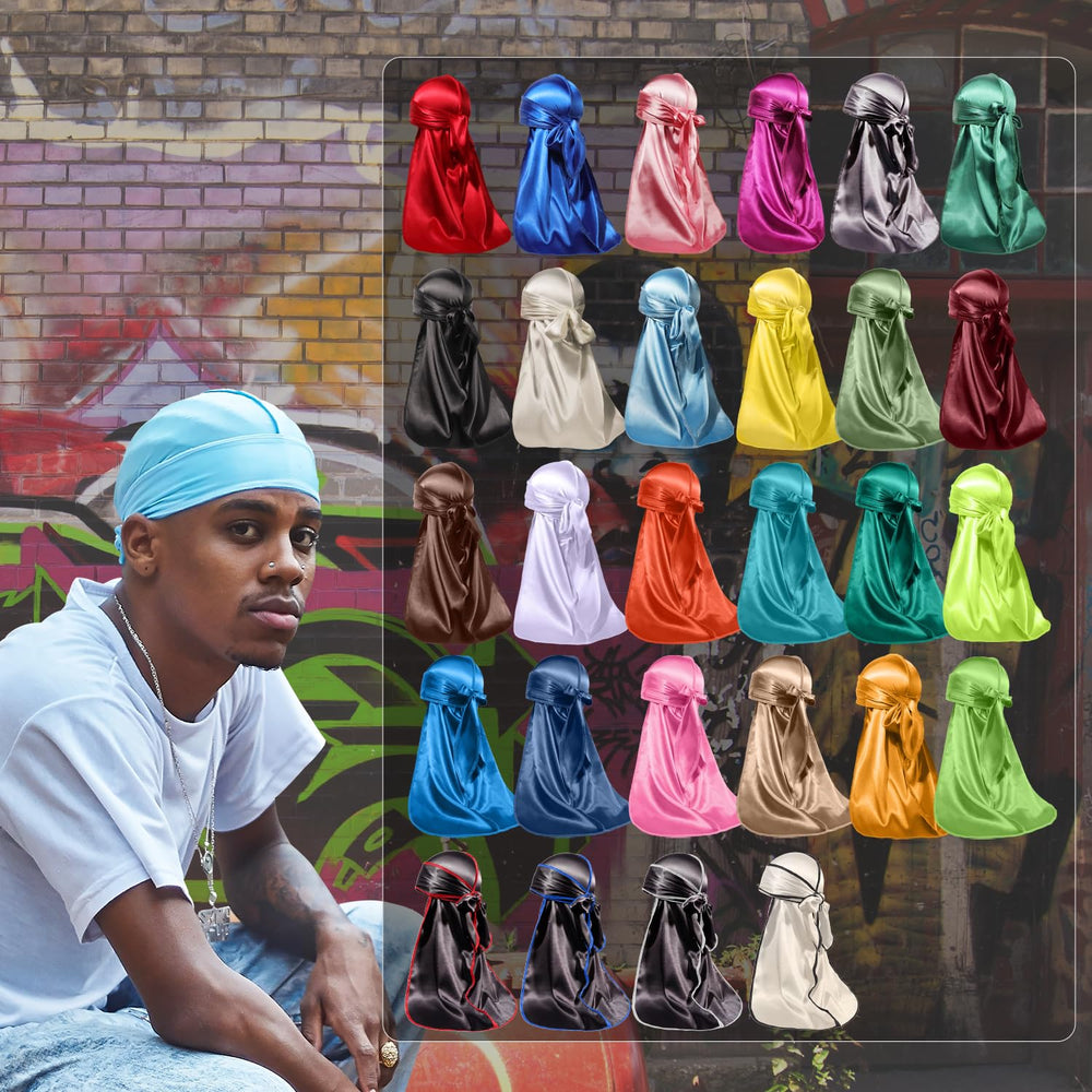 ForceWave piled four durags stacked to show set quantity and durable finish