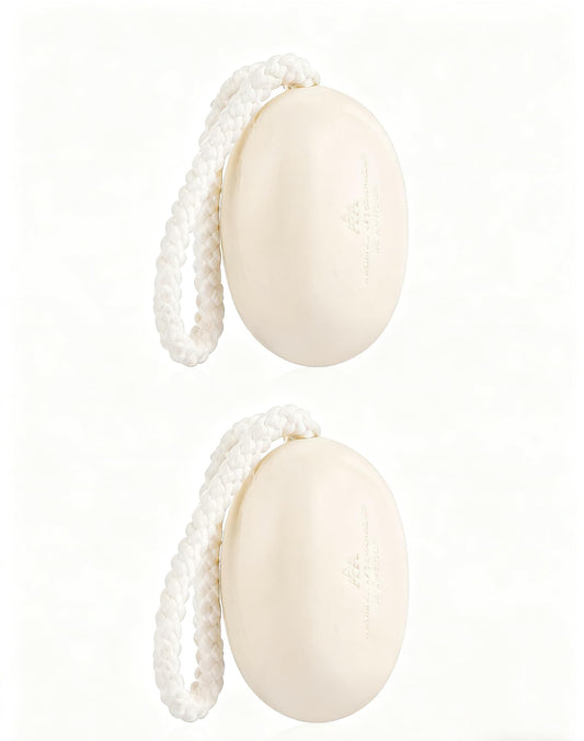foreverLily front packaging showing two boxed soap bars and rope, clear presentation benefit