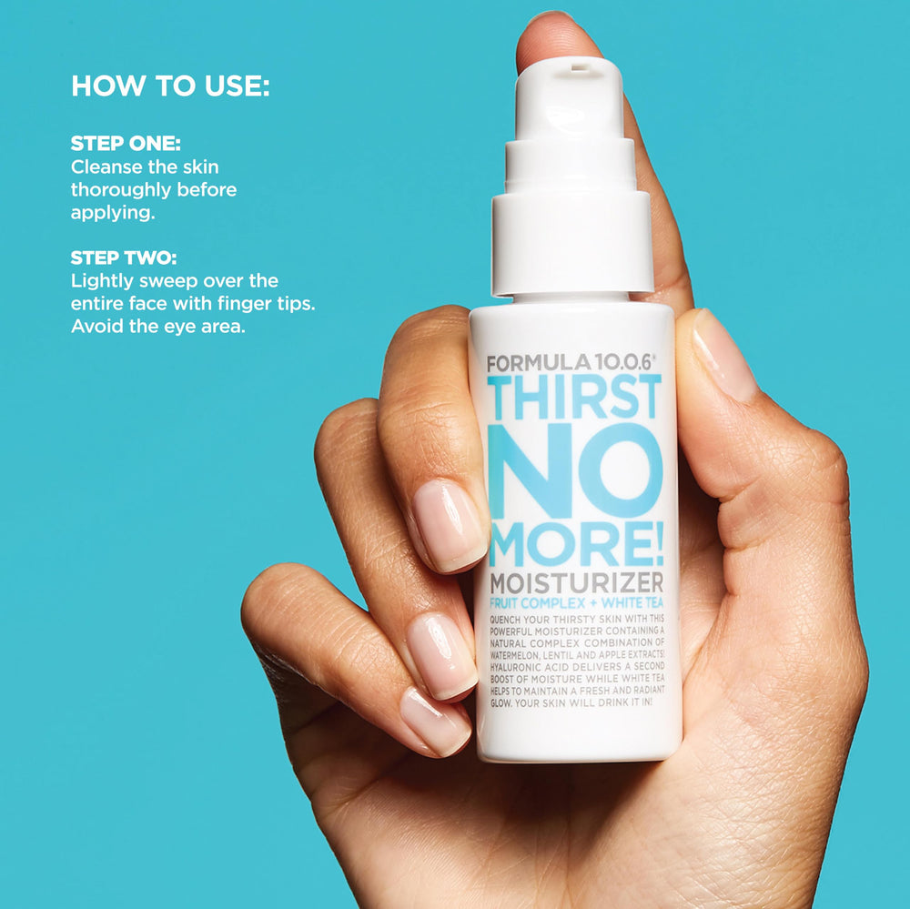 FORMULA 10.0.6 product in hand showing size and easy portability benefit