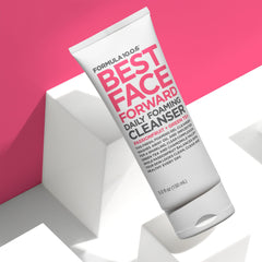 FORMULA 10.0.6 packed in a travel bag showing portable skincare convenience
