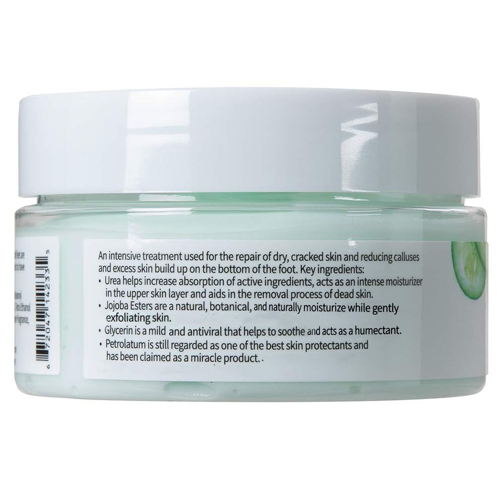 ForPro applying cream to heel, demonstrates targeted moisturization for cracked skin