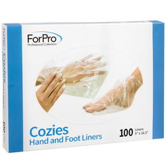 ForPro Cozies front packaging showing 100-count for quick stocking and hygiene