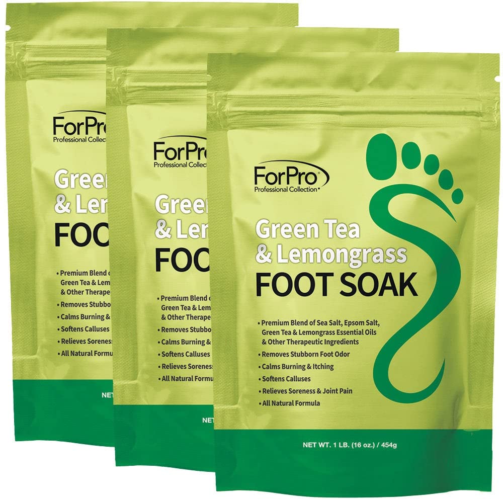ForPro front packaging showing green tea lemongrass 48oz and benefits