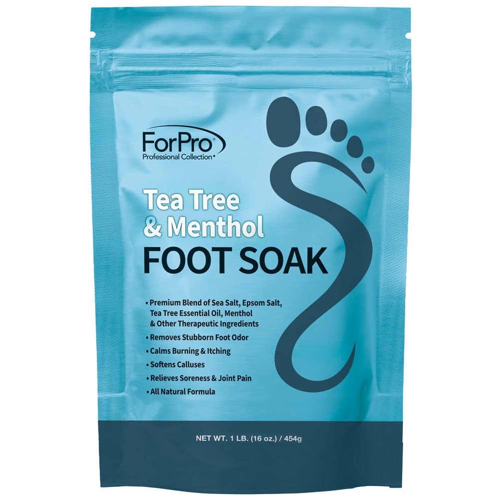 ForPro open jar salt texture highlighting coarse sea and Epsom salt