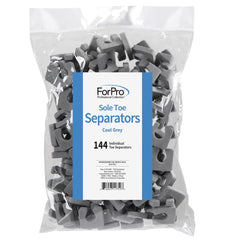 ForPro cool grey box front view showing 144-count and convenient storage benefit