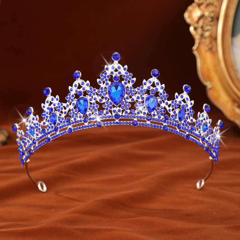 FORSEVEN tiara in packaging with pins, shows ready-to-wear presentation