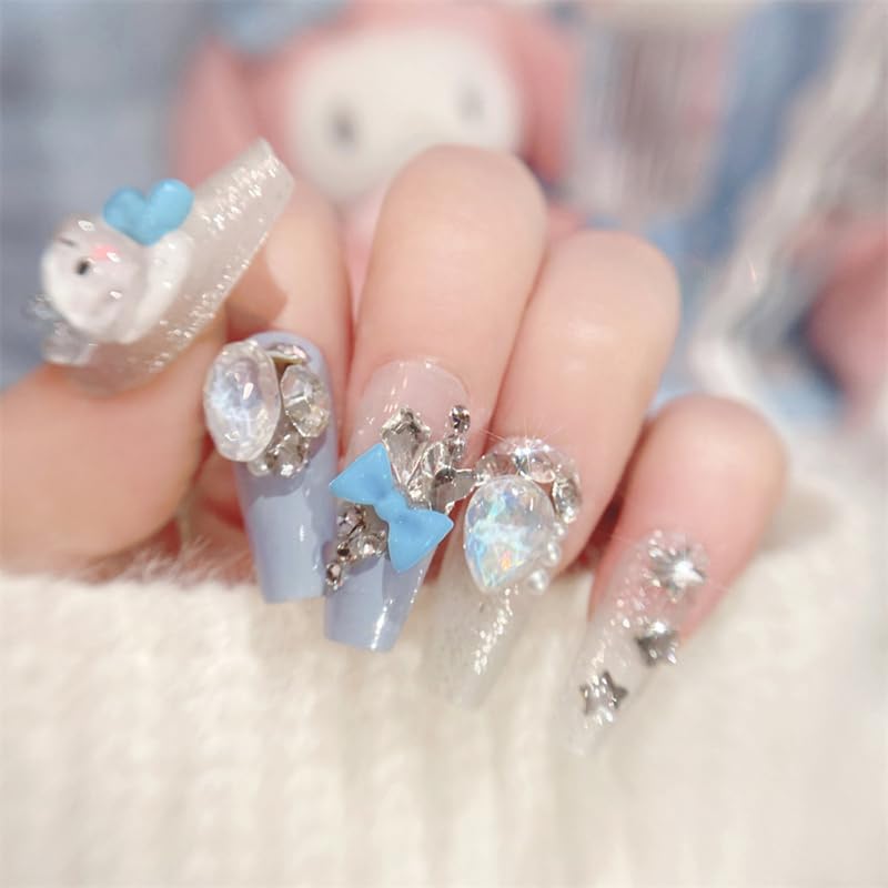Foweso all 24 nails arranged by size showing choice for perfect fit
