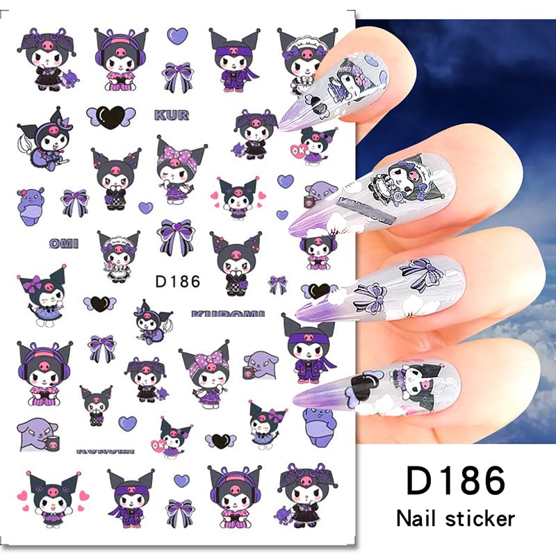 Foweso stickers on nail in use demonstrating quick DIY application and stylish finish