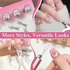 FOWSRHRG guides set arranged to show bunny, Y, oval and scissor guides for shapes
