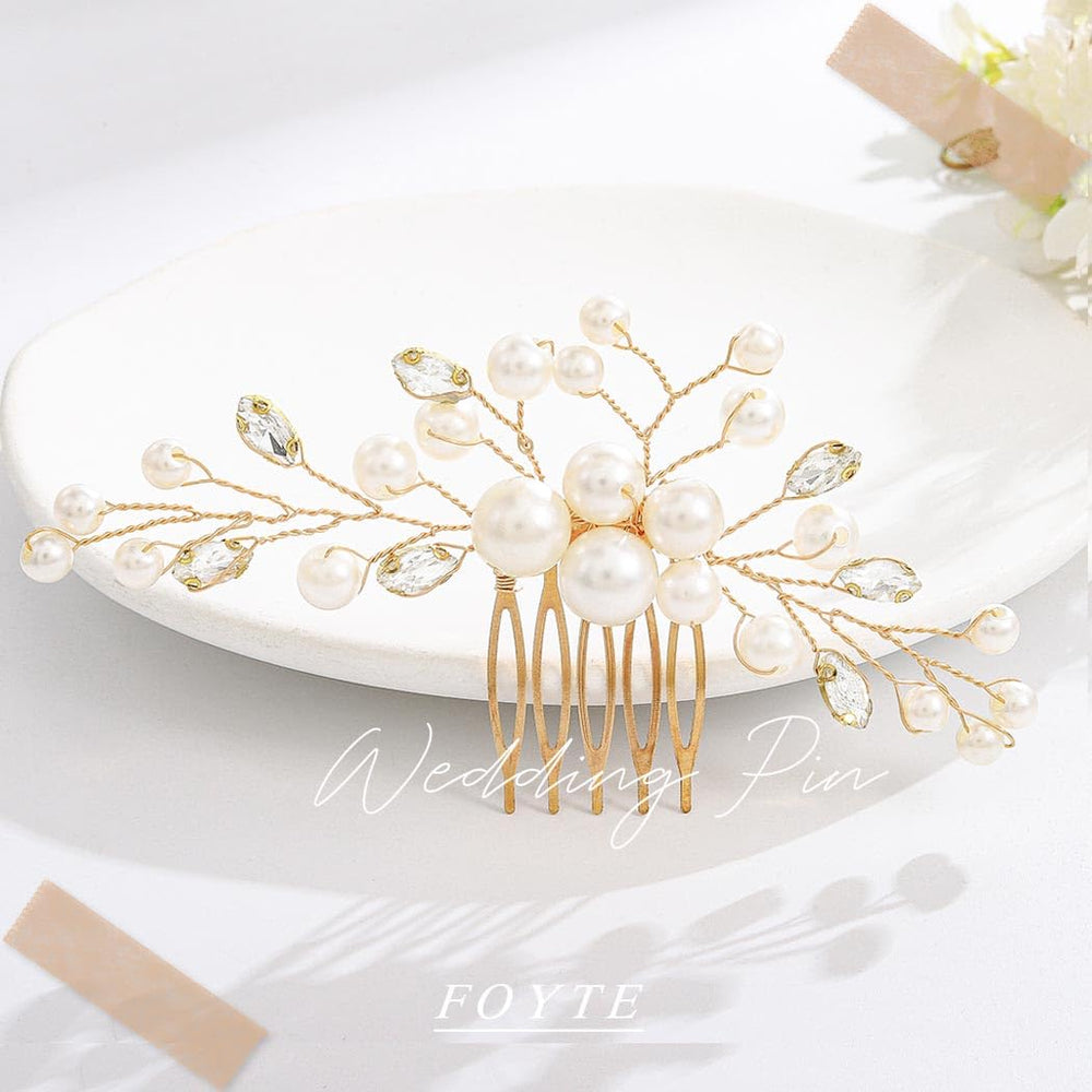 Foyte close-up of pearls and rhinestones highlighting fine handcrafted detail