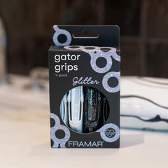 FRAMAR clips on a salon station adding sparkle and reliable sectioning during service