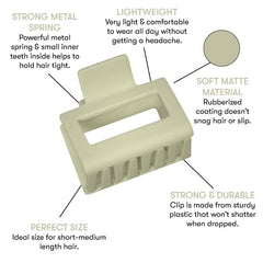 FRAMAR close-up of clip teeth and plastic-coated spring showing durable grip