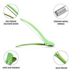 FRAMAR side profile open clip showing spring action and secure grip benefit