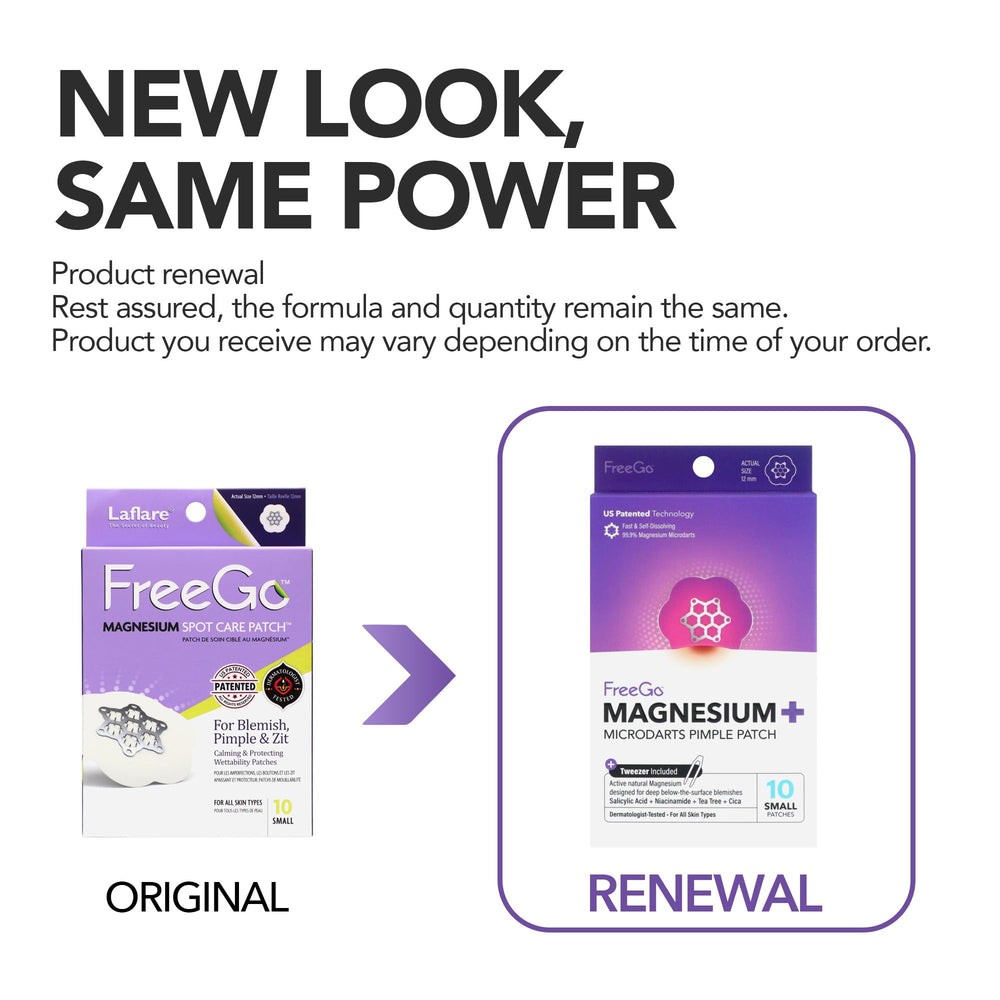 FreeGo close-up microdarts visible for targeted ingredient delivery benefit