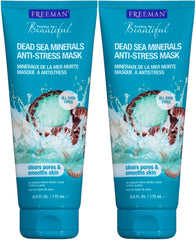 Freeman Dead Sea Minerals front packaging showing tub and calming label for spa benefits
