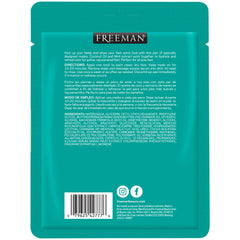 Freeman foot mask on bathroom shelf conveying relaxing self-care