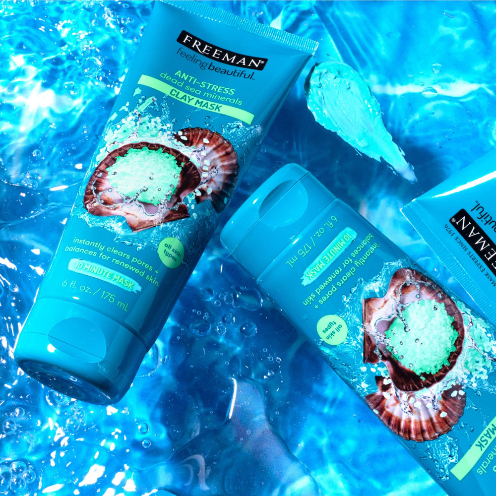 Freeman label ingredients listing Dead Sea minerals and botanical extracts for balance