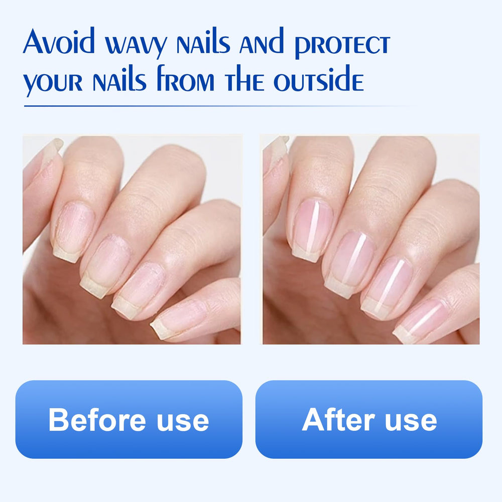 FREEORR applying oil to cuticle and edge demonstrating targeted hydration