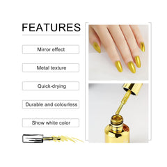FREEORR close-up of polished nail highlighting mirror shine and reflective benefit