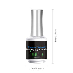 FREEORR glowing Halloween nail art in low light showing dramatic luminous appeal