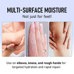 FREEORR balm applied to elbow and knee demonstrating multiuse care