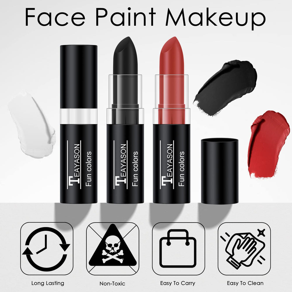 FREEORR red stick used for bold lip detail and costume accents at Halloween