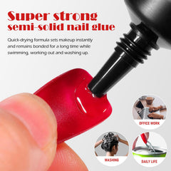 FREEORR semi-solid glue close-up highlighting smooth texture for bubble-free application