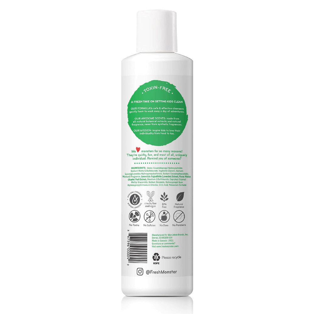 Fresh Monster bottle easy-grip detail for independent use and less spills