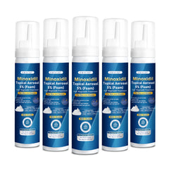 Frnoip 5% minoxidil foam front packaging showing product details and benefits