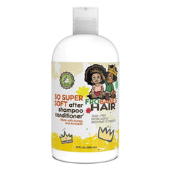 FroBabies bottle front packaging showing conditioner for softer hair
