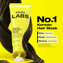 FROMLABS protein mask open jar showing rich formula for repair
