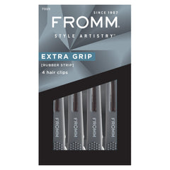 Fromm clips in salon use holding hair sections for efficient styling