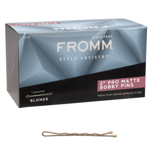 Fromm matte blonde front packaging showing quantity and finish benefit