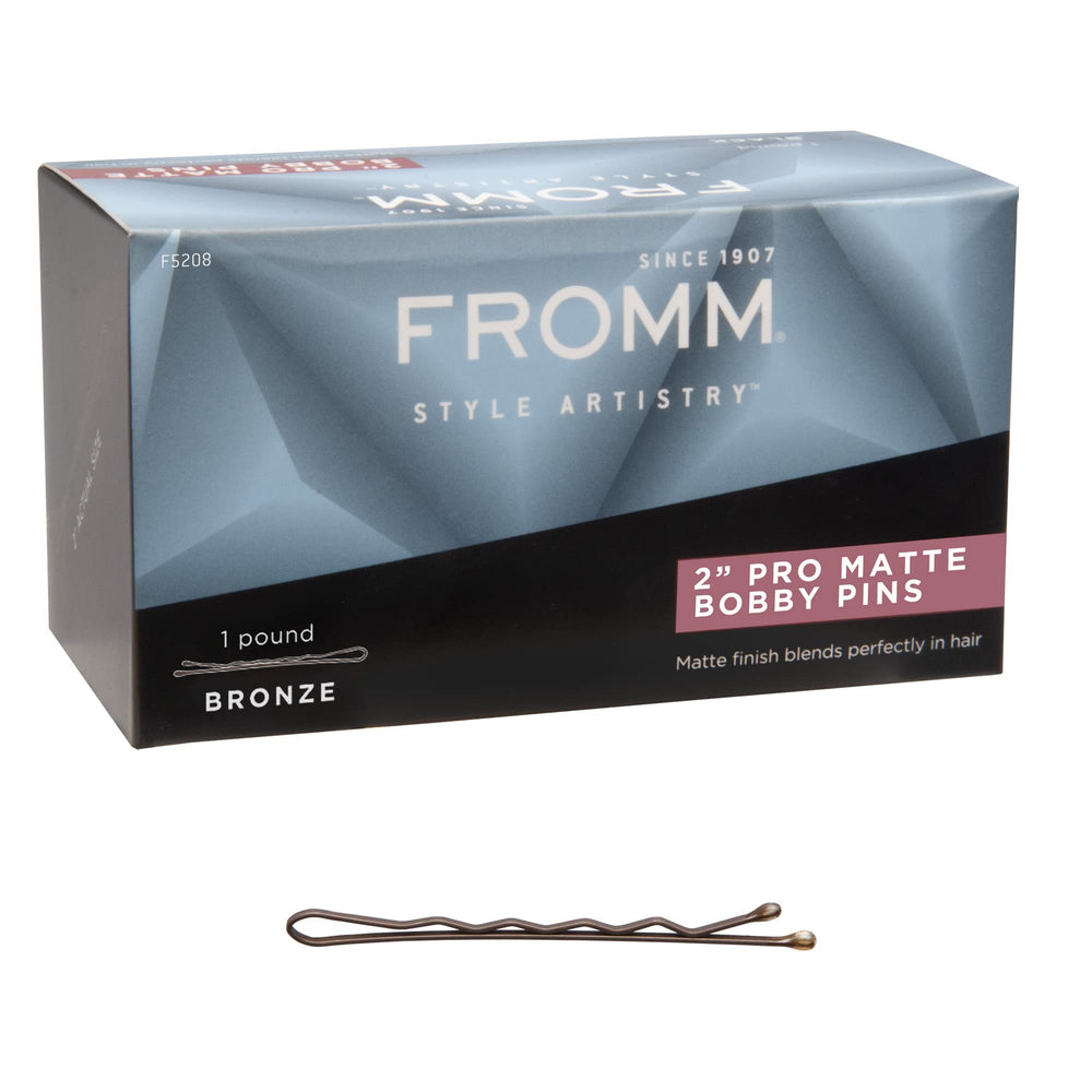 Fromm matte bronze front box showing 600 pins and value