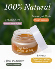 FRØYA Organics balm applied on fingertip demonstrating easy, controlled application