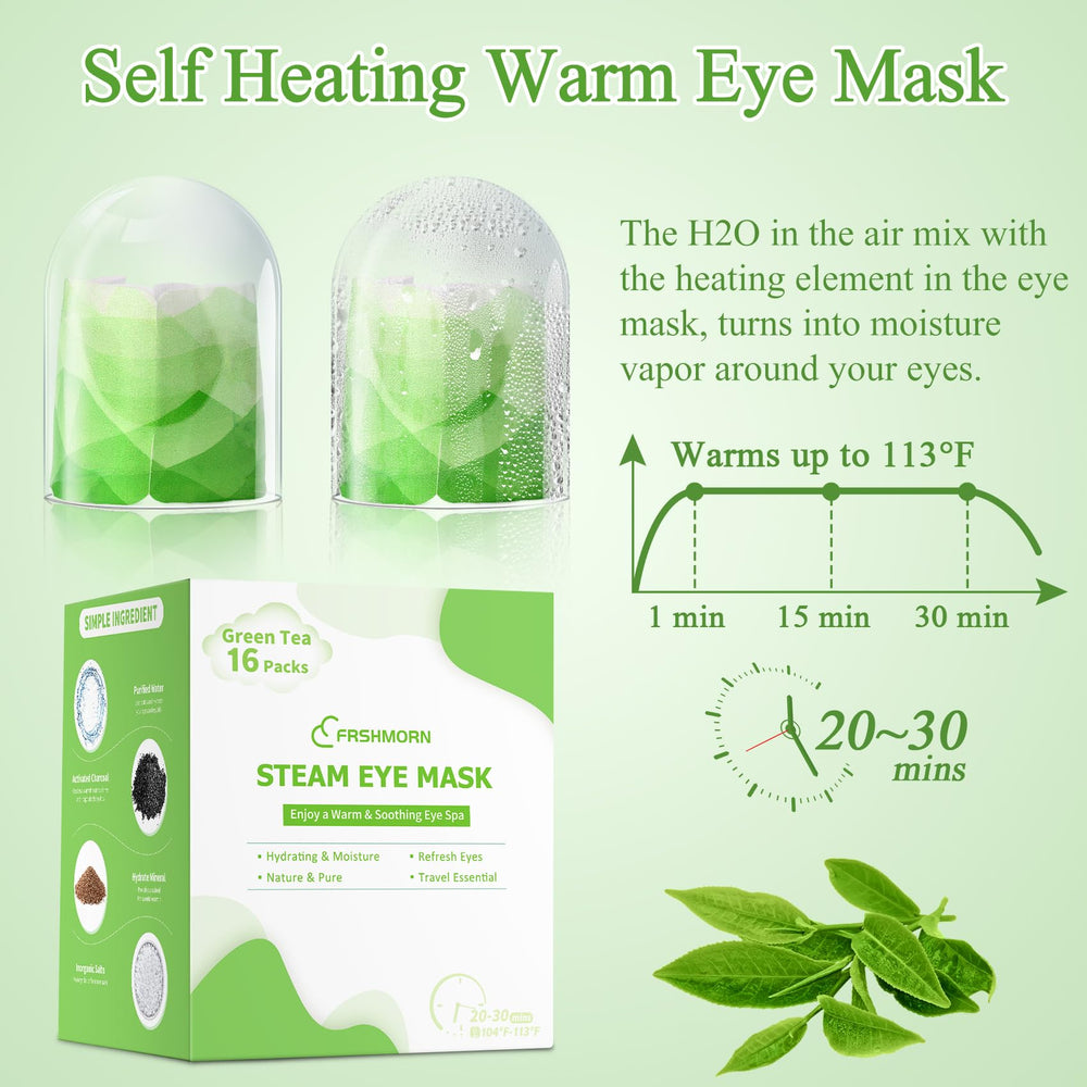 FRSHMORN mask held in hand to show size and easy portability
