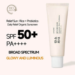 fruitery Relief Sun being spread on hand to show lightweight absorption