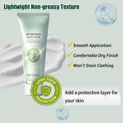 fruitery applying cream to underarm demonstrating friction protection during movement