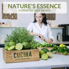 Fruits and Passion bottle in kitchen setting showing fresh scent benefit