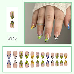 FRUZJAY accessories with nail file and jelly glue stickers for easy application benefits