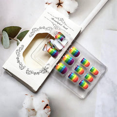FRUZJAY adhesive stickers, mini file and wooden stick for simple application