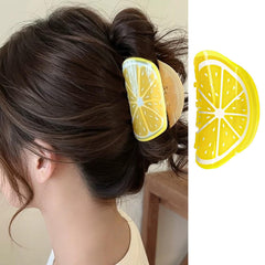 FRUZJAY lemon clip front view showing bright color and playful style benefit
