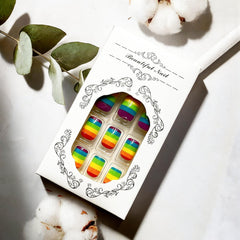 FRUZJAY press-on nails worn on hand showing scale and comfortable fit